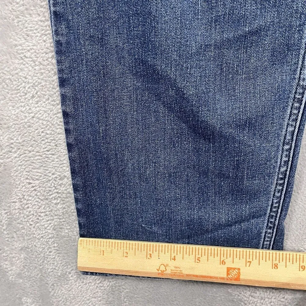 Levis 502 Jeans Men‎ 42x29.5* Blue Regular Fit Tapered Leg Medium Wash